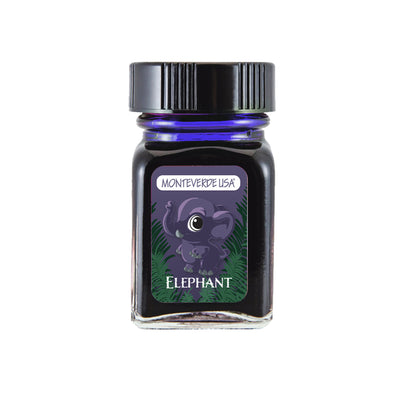 Monteverde Jungle Ink Collection - 30ml Bottled Ink - Elephant (Purple) | Atlas Stationers.