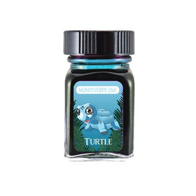 Monteverde Jungle Ink Collection - 30ml Bottled Ink - Turtle (Turquoise) | Atlas Stationers.