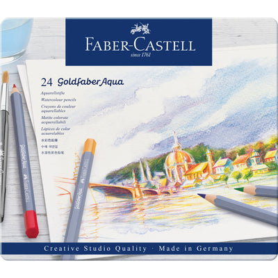 Faber-Castell Goldfaber Aqua Color Pencils - 24 pack | Atlas Stationers.