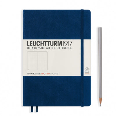 Leuchtturm A5 Hardcover Notebook - Navy - Dot Grid | Atlas Stationers.