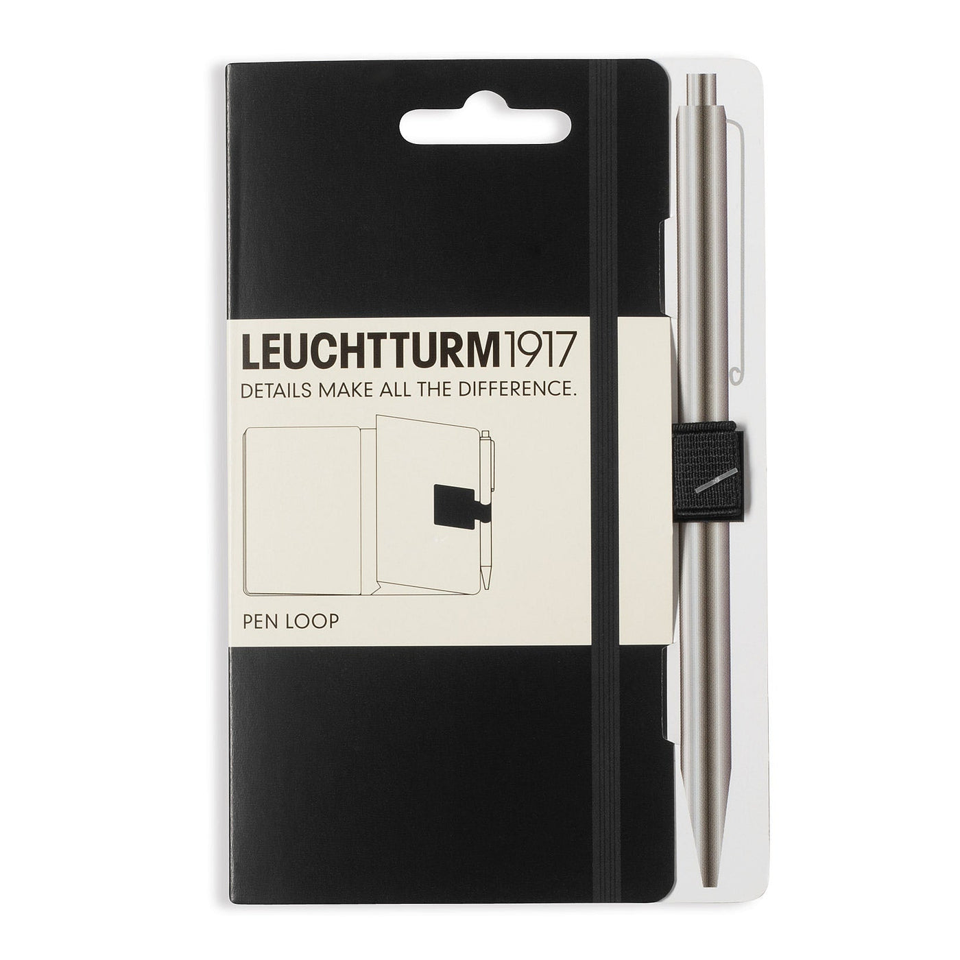 Leuchtturm Pen Loop - Black | Atlas Stationers.