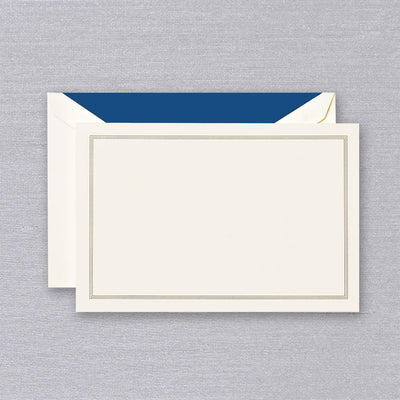 Regent Blue Triple Hairline Card | Atlas Stationers.