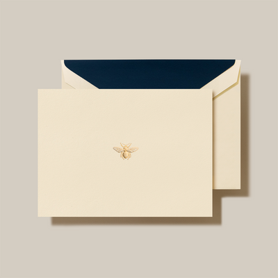 Engraved Bee Note Card | Atlas Stationers.