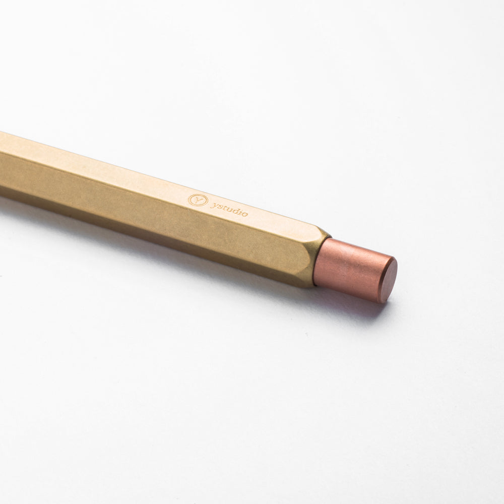 ystudio Classic Mechanical Pencil - Brass | Atlas Stationers.