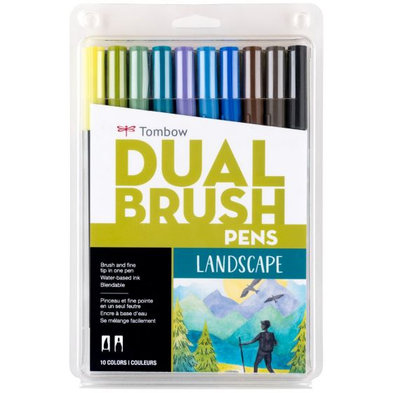 Tombow Dual Brush Marker - Landscape Palette