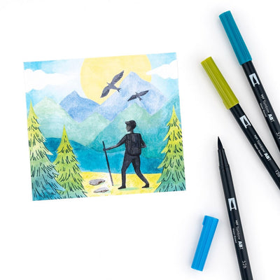 Tombow Dual Brush Marker - Landscape Palette