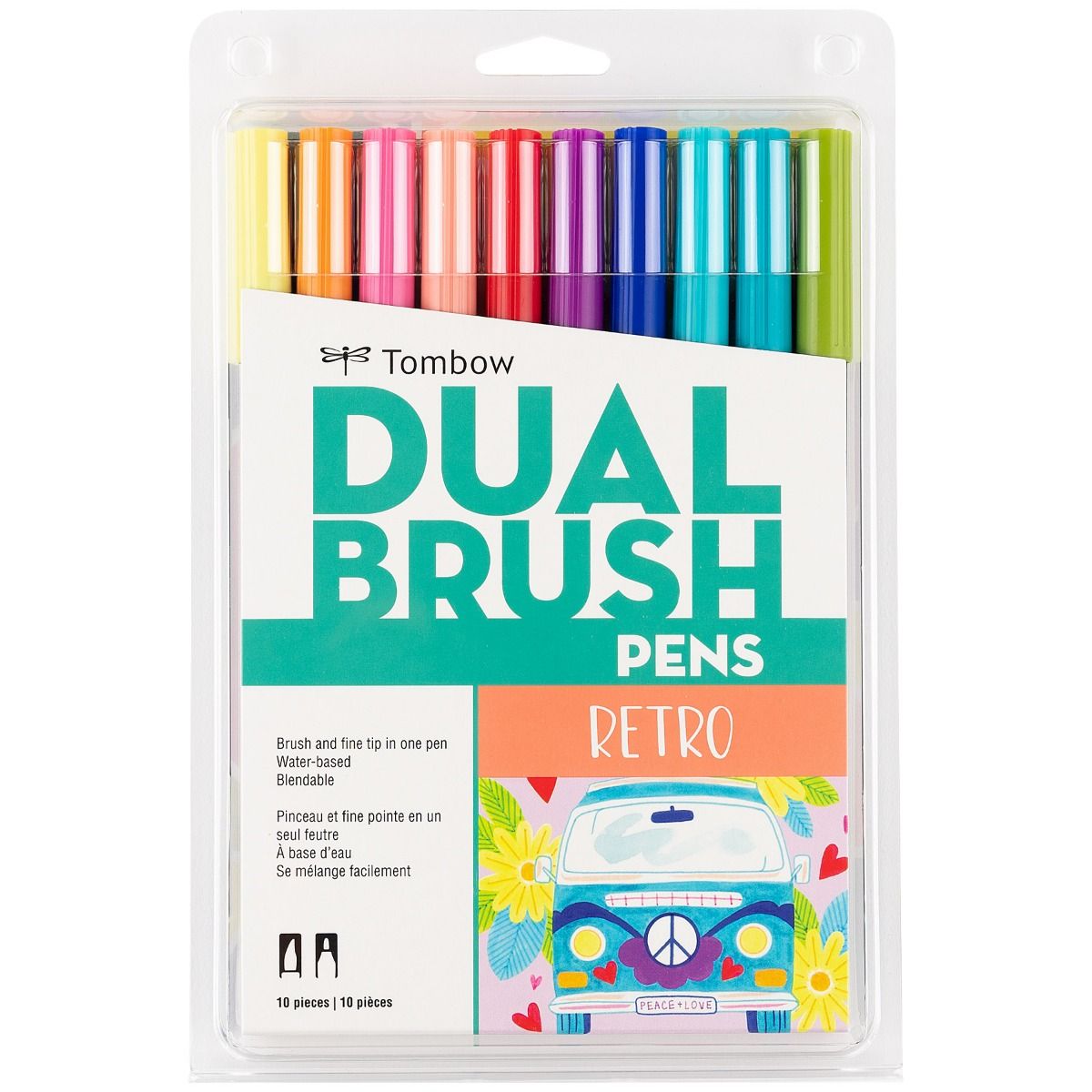 Tombow Dual Brush Marker - Retro Palette