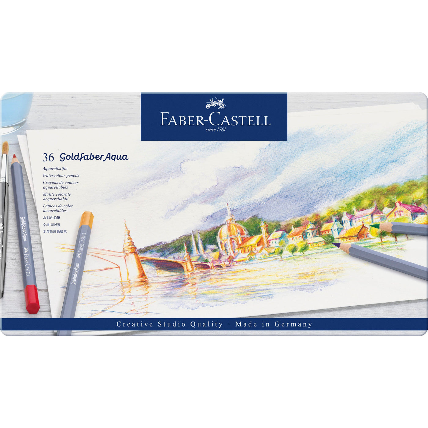 Faber-Castell Goldfaber Aqua Color Pencils - 36 pack | Atlas Stationers.